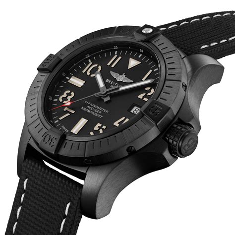 breitling black avenger replica|breitling avenger night mission.